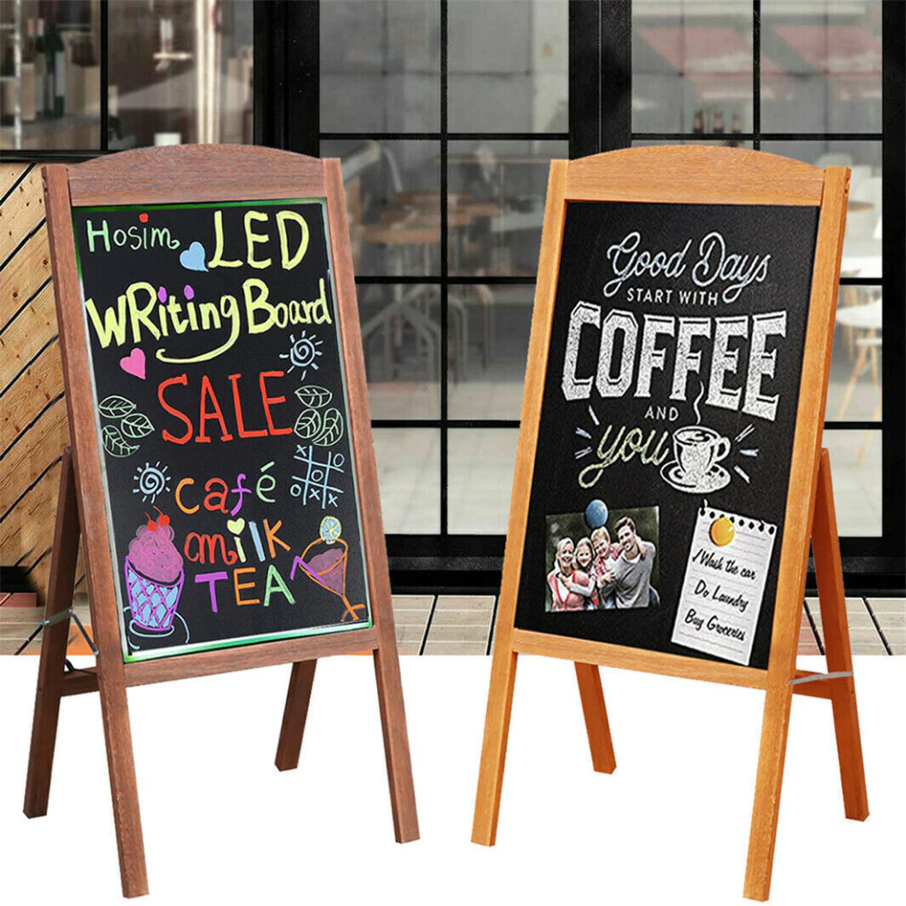 

Stand papan tulis lipat 40 x 60 cm / papan menu cocok untuk kedai kopi, restoran, papan edukasi keluarga, papan reklame, stand booth, papan iklan display