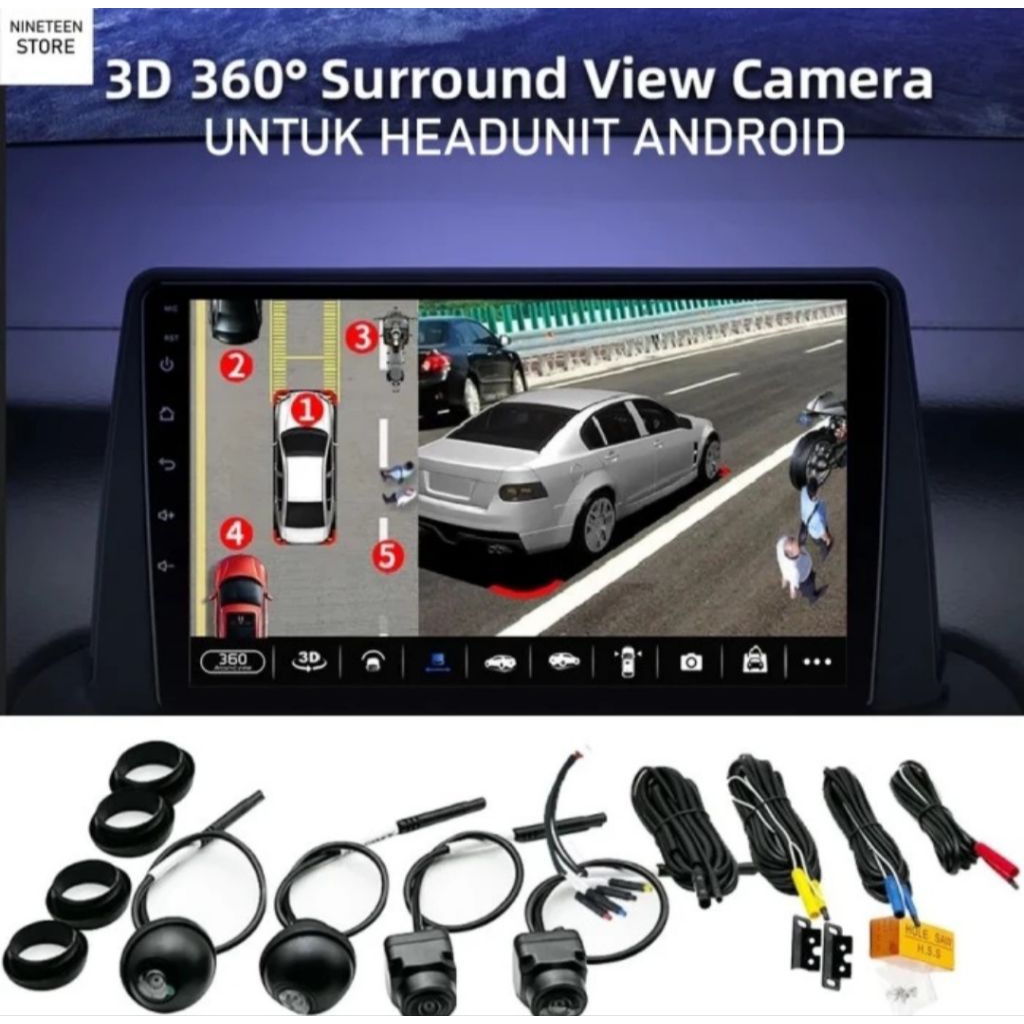 kamera 360 head unit android