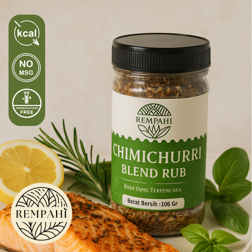 

Rempahi Chimichurri Blend Rub 105 Gr