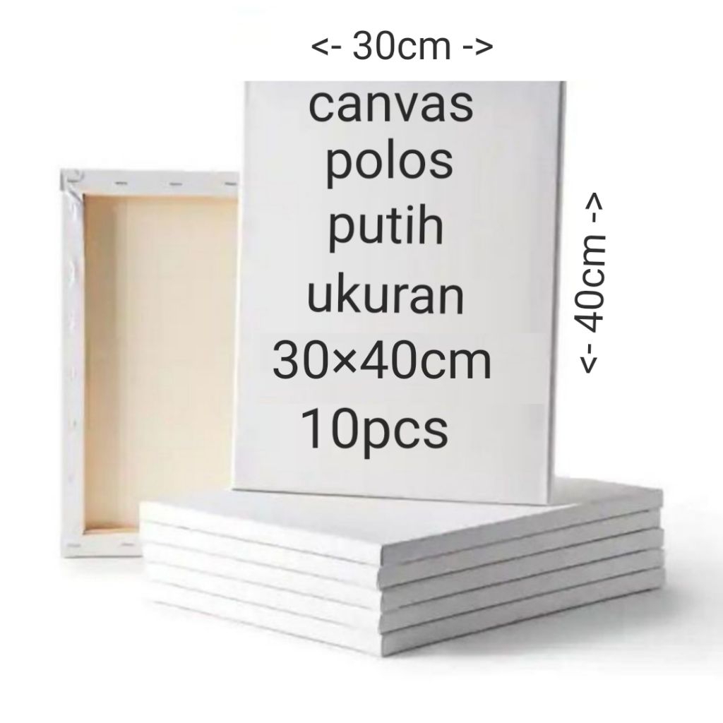 

kanvas lukis marsoto+spanram ukuran 30×40cm 10pcs