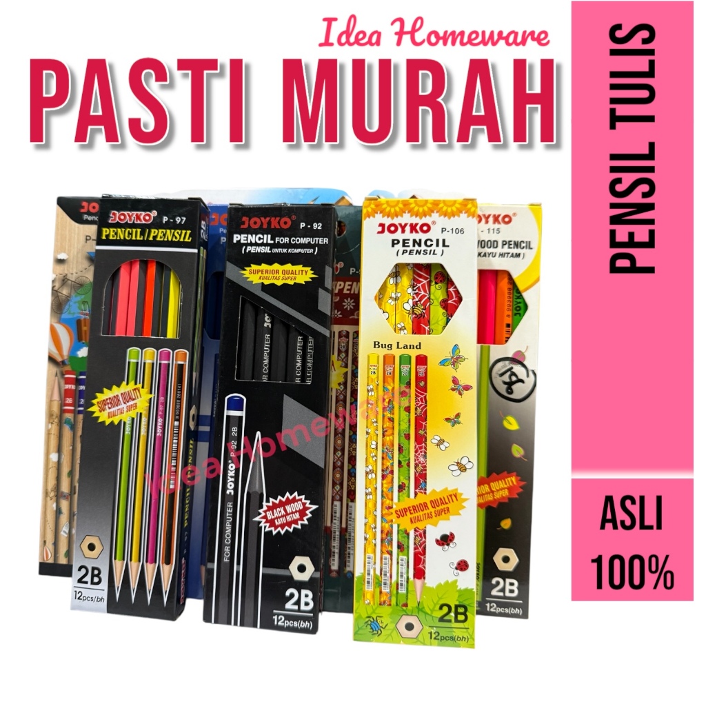 

Pensil Tulis Sekolah Segitiga Pensil Ujian Pensil Komputer Pensil Tulis Penghapus Pensil Tulis Kayu Joyko