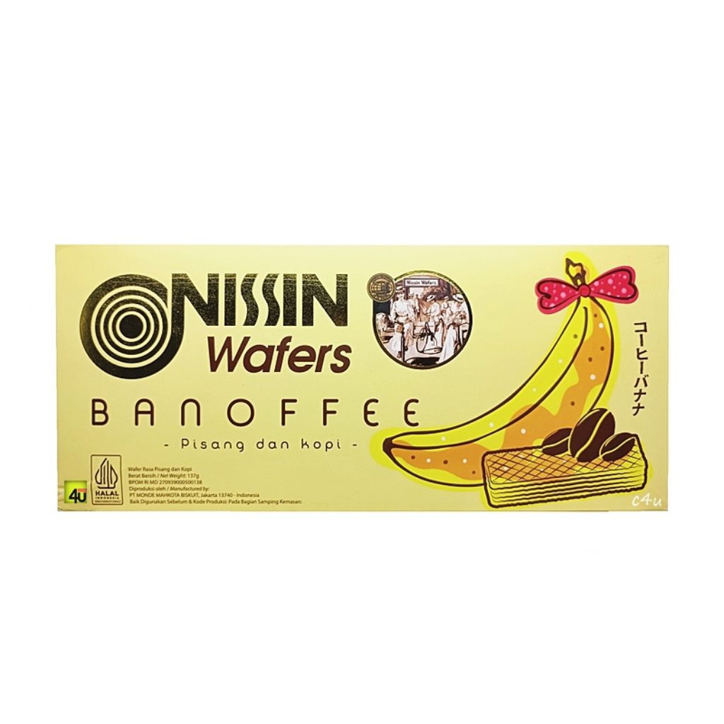 

Nissin Wafer Banoffee Pisang Kopi 137gr