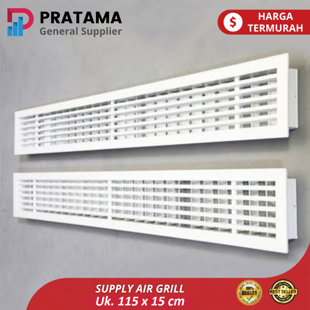 exhaust vent grill - Supply Air Grille 115x15 cm | surabaya
