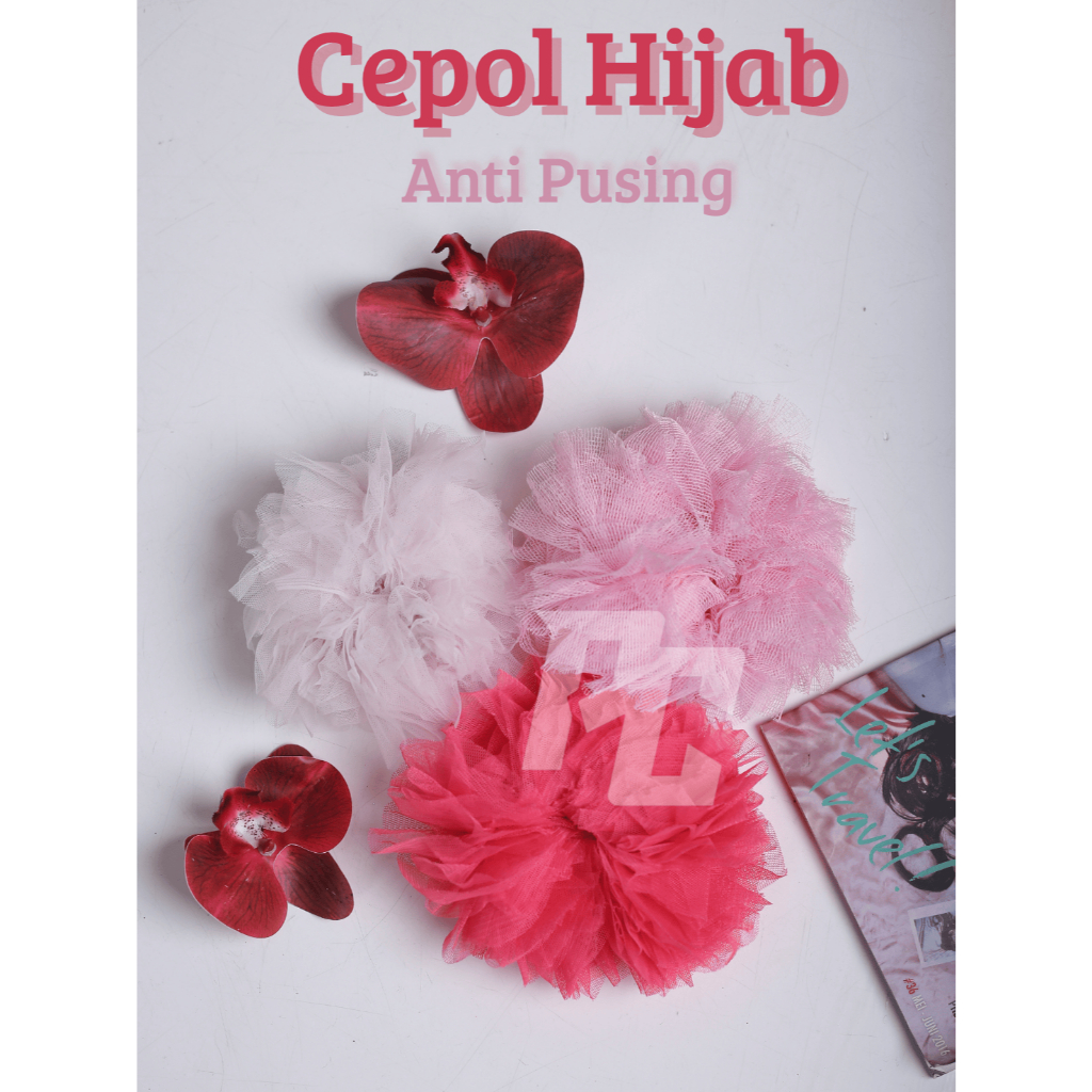 Cepol Hijab | Cepol Hijab Anti Pusing | Cepolan Rambut | Cepol Scrunchie | Cepol Ubur Ubur | Cepol R
