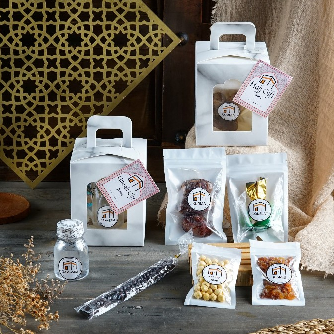 

Oleh Oleh Umroh Box Simple Hampers Arab Saudi Souvenir Haji Premium Gift Hajj Unik