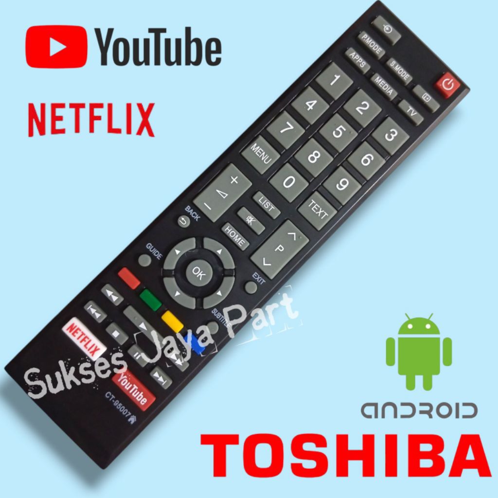 Remote TV Toshiba Android Smart TV Toshiba Led