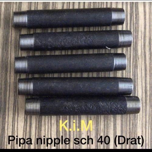 Pipa nipple 3/4 x 15 cm / pipe nepel 3/4 x 150 mili - nipel - nepple