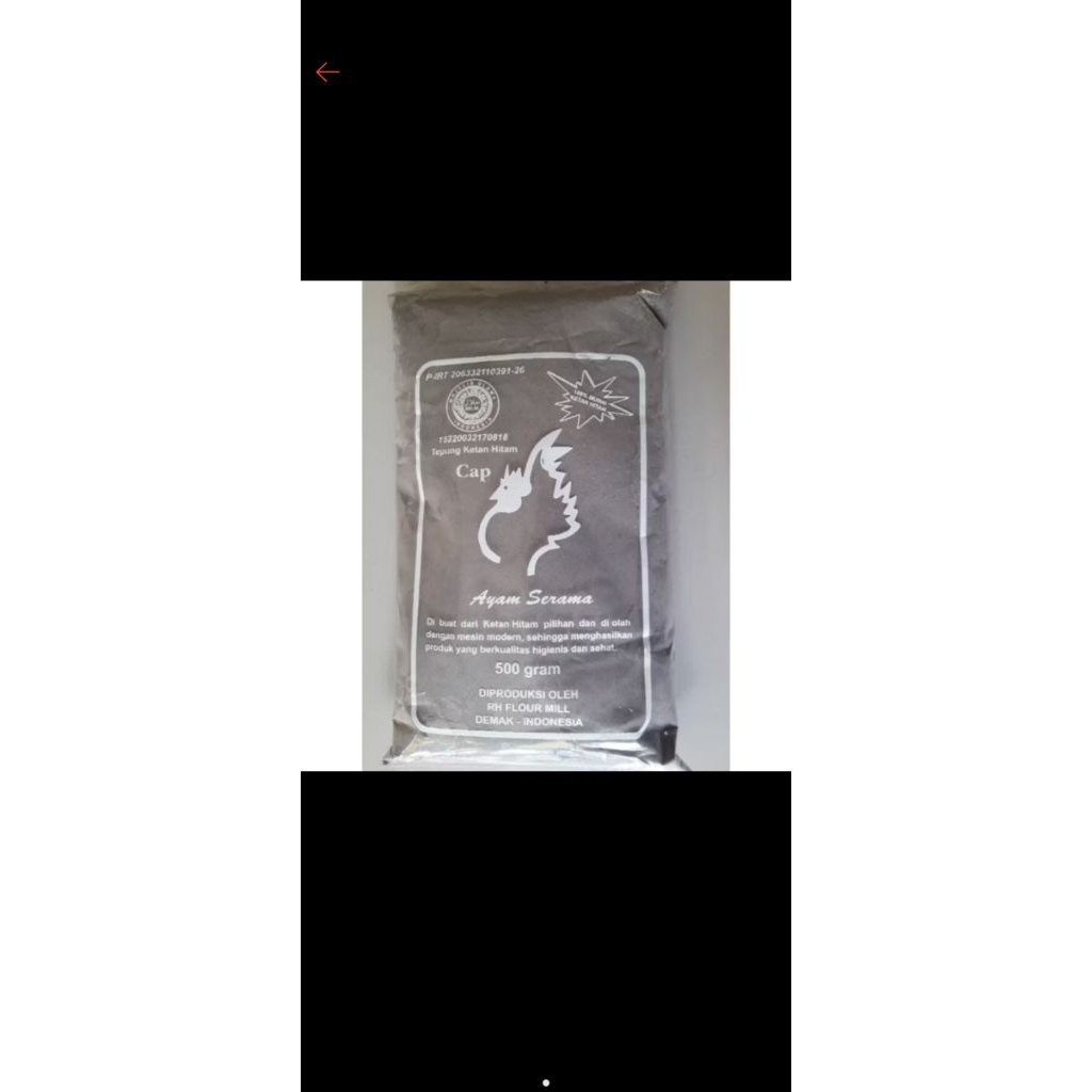 

ketan hitam ayam serama 500gr