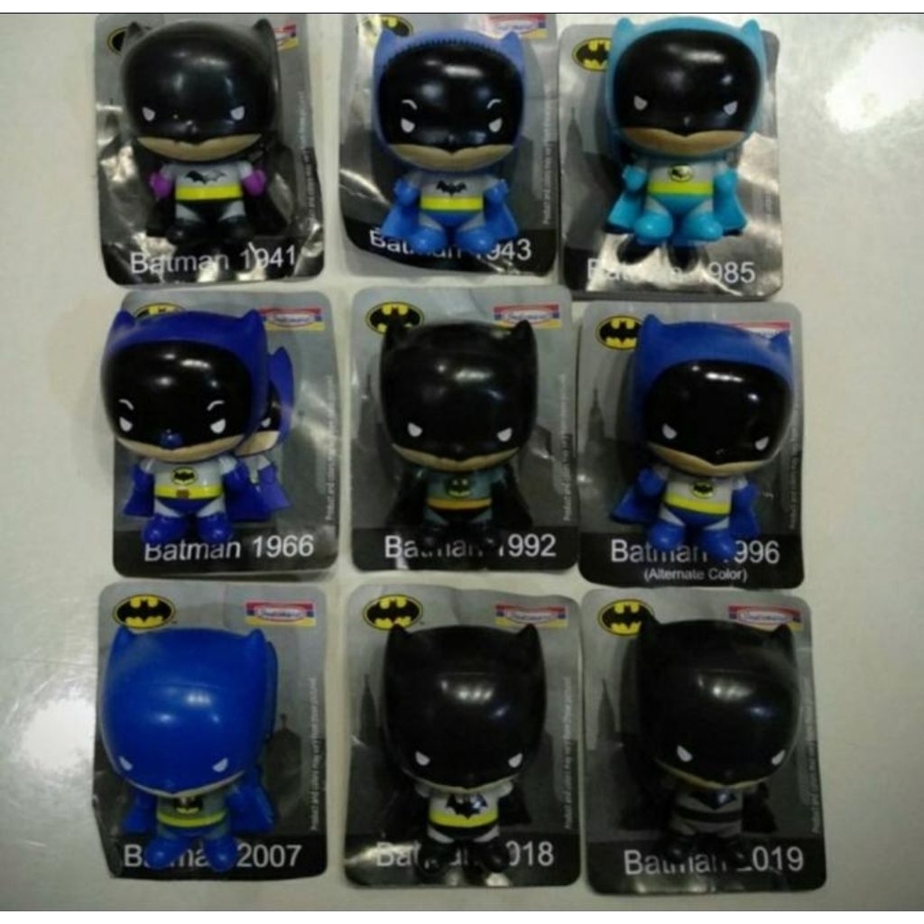 figure batman chibi wiki indomaret komplit set