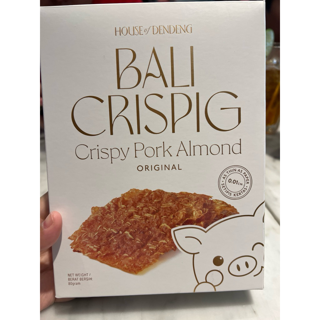 

Bali Crispig crispy pork almond original