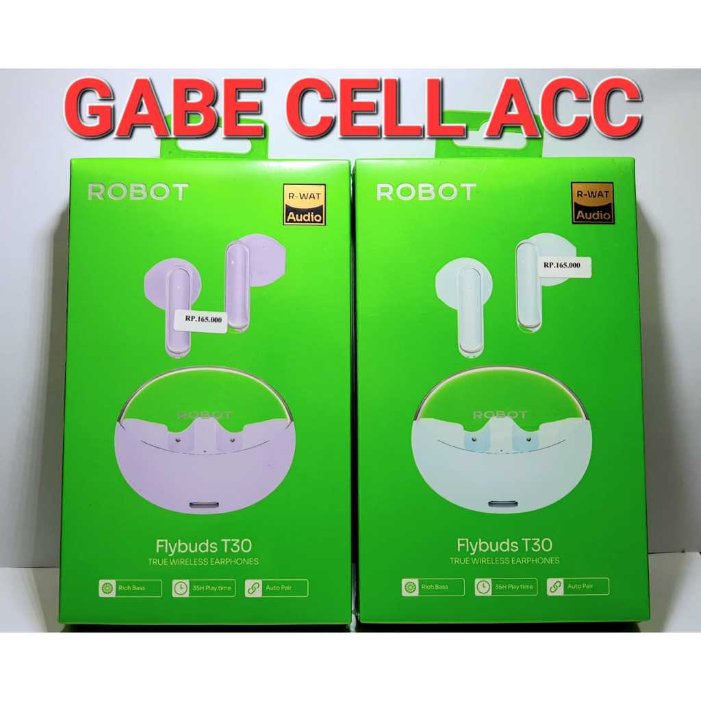 ROBOT FLYBUDS T30 WERELESS EARPHONES TWS CASE HF HEADSET BLUETOOTH 5,3
