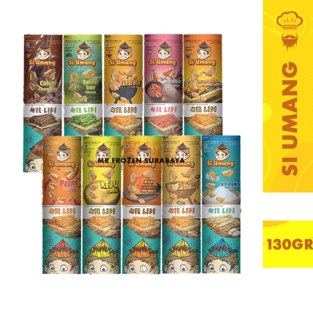 

Mie Lidi 30 cm Mie Lidi Si Umang 130gr 65gr (Agen Surabaya)