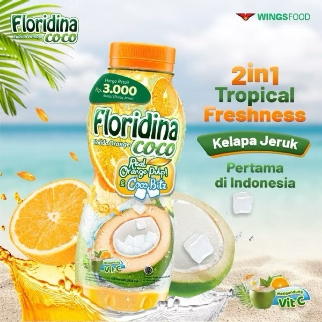 

Floridina Coco Botol 350 ml