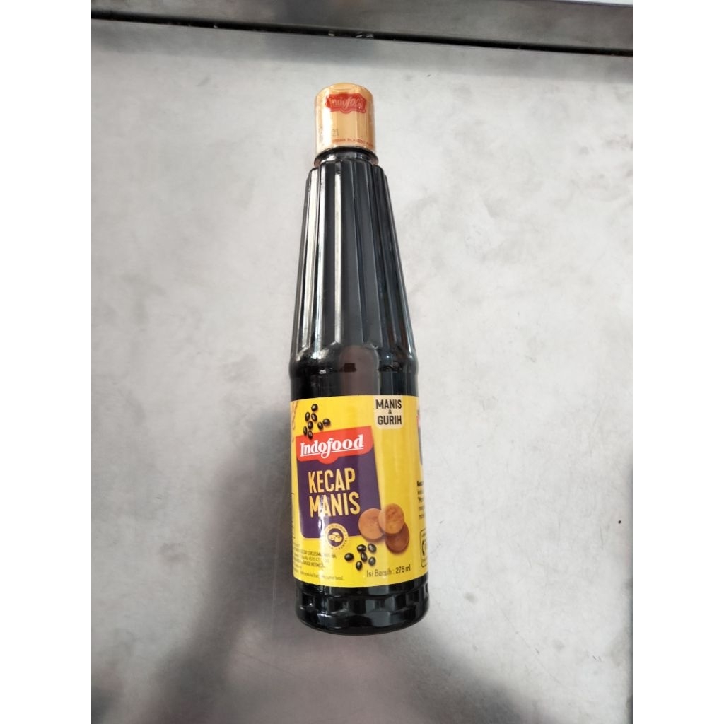 

Indofood kecap manis 275ml, kecap manis 135ml