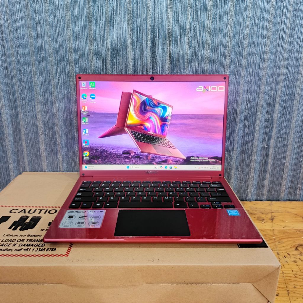 Laptop Axioo Mybook 14F, Intel Celeron N4020, Ram6Gb/SSD256Gb, Siap Pakai