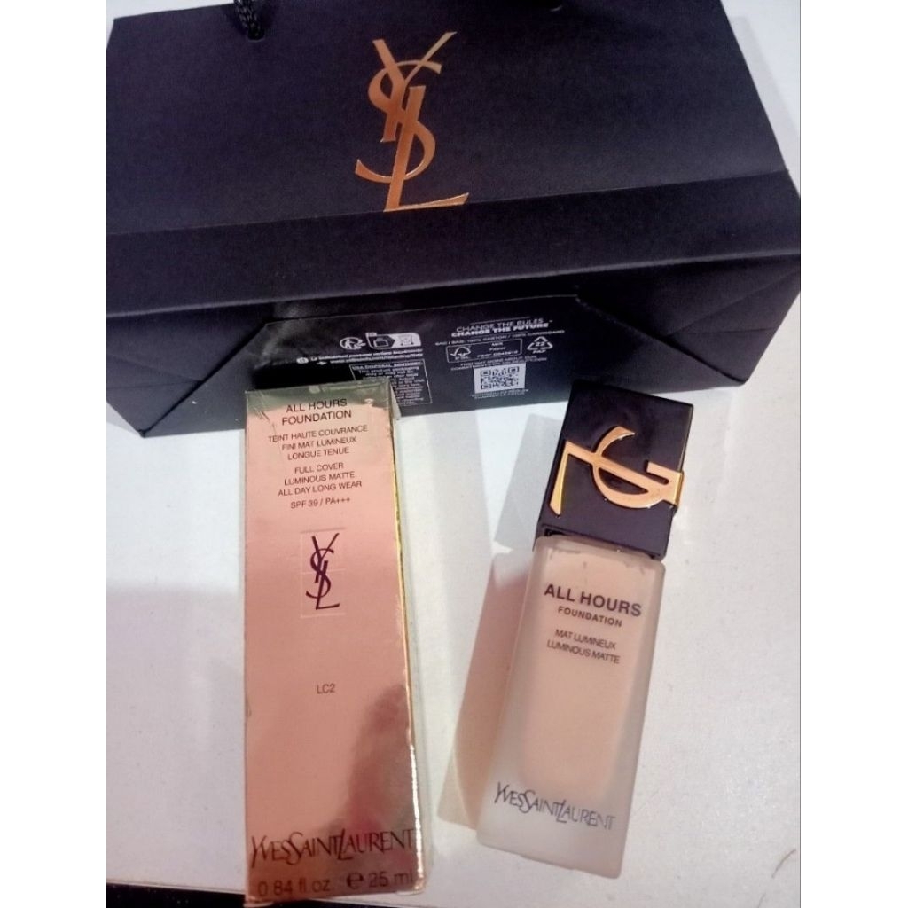 PRELOVED YSL Foundation All Hours LC2 YVES SAINT LAURENT + ADMIN SHOPEE 15%