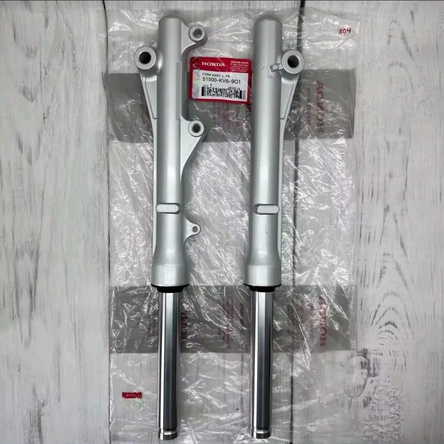 As Shock  Depan Tabung Motor  Vario Karbu Spacy  Scoopy  Vario 110 CW Techno  - KVB SILVER