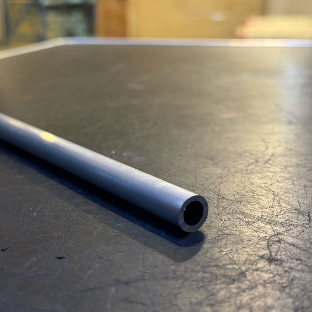 Pipa Aluminium / Alumunium 6063 OD 12 mm x ID 8 mm Tebal 2 mm Panjang Variasi 15 CM / 20 CM / 25 CM 