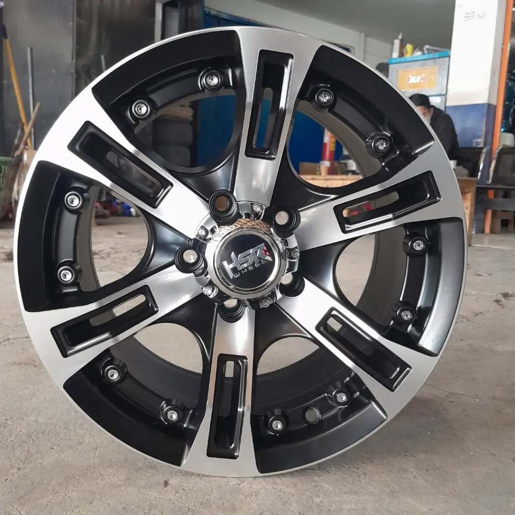 Velg mobil tampilan offroad buat grand vitara ring 15 type HSR RAITO baut 5x114,3