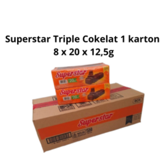 

SUPERSTAR Triple Chocolate - ( HARGA 1 DUS )