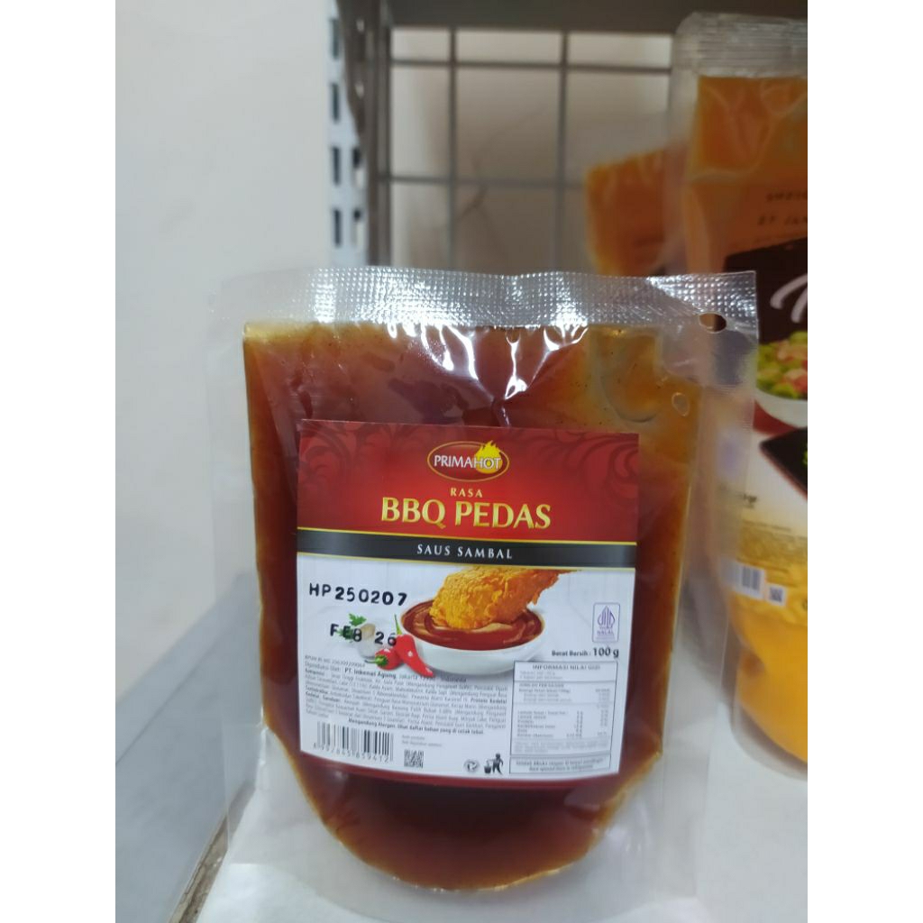 

saus barbeque hot prima agung 100gr saus bbq hot