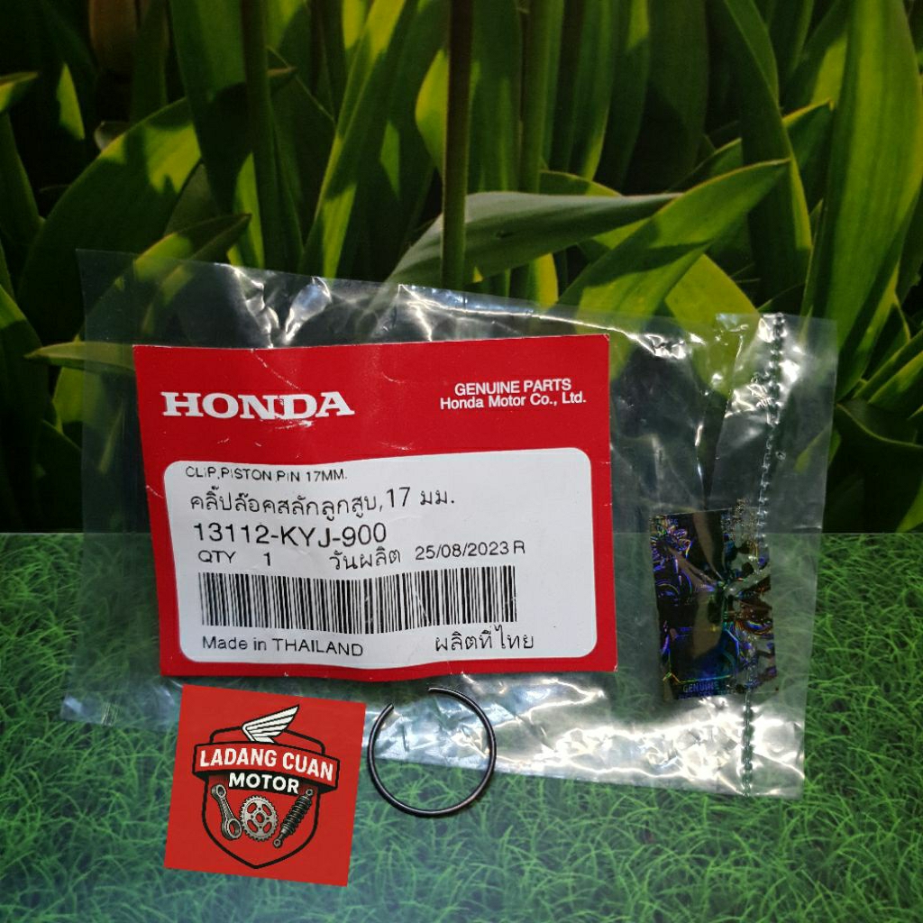 13112KYJ900 13112K33D00 CLIP PISTON PIN 17MM KLIP PENJEPIT PIN SEHER CBR 250 R OLD CBU THAILAND ORIG