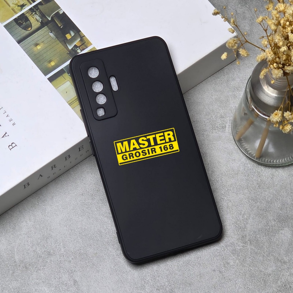 VIVO X50 VIVO X50 PRO CASE MACARON BLACK SOFT CASE BLACK PREMIUN  VIVO X50 VIVO X50 PRO