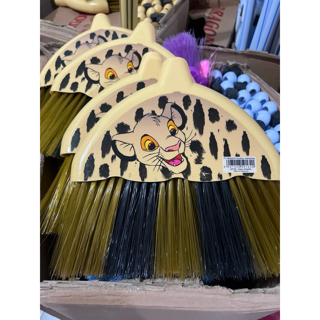 Sapu Nilon Macan Sapu Plastik Warna Sapu Lantai Broom Macan