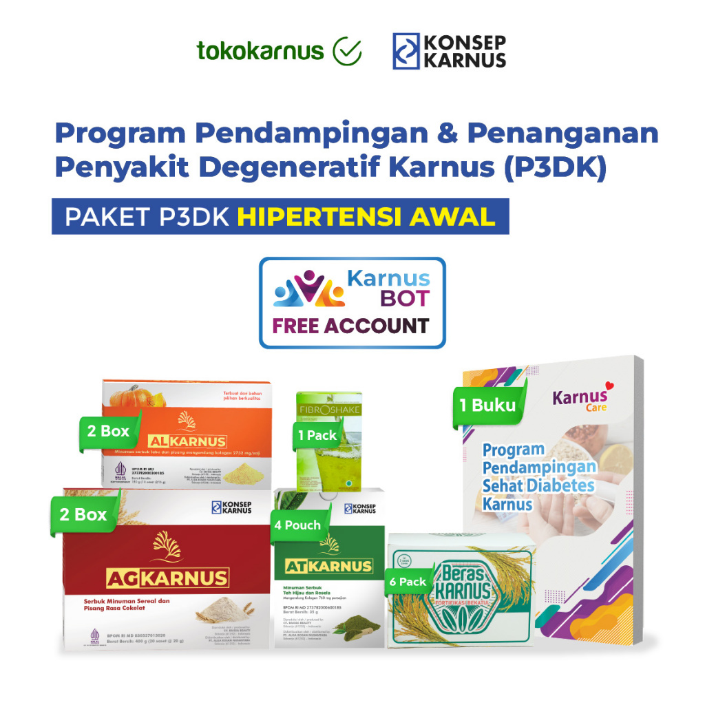 Program Pendampingan Hipertensi Konsep Karnus - 30 Hari Awal