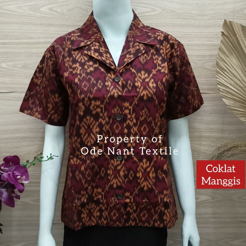 GRINGSING NONA/ATASAN KATUN ENDEK MOTIF GRINGSING BALI WANITA - KATUN ENDEK PRINT up to 3XL JUMBO