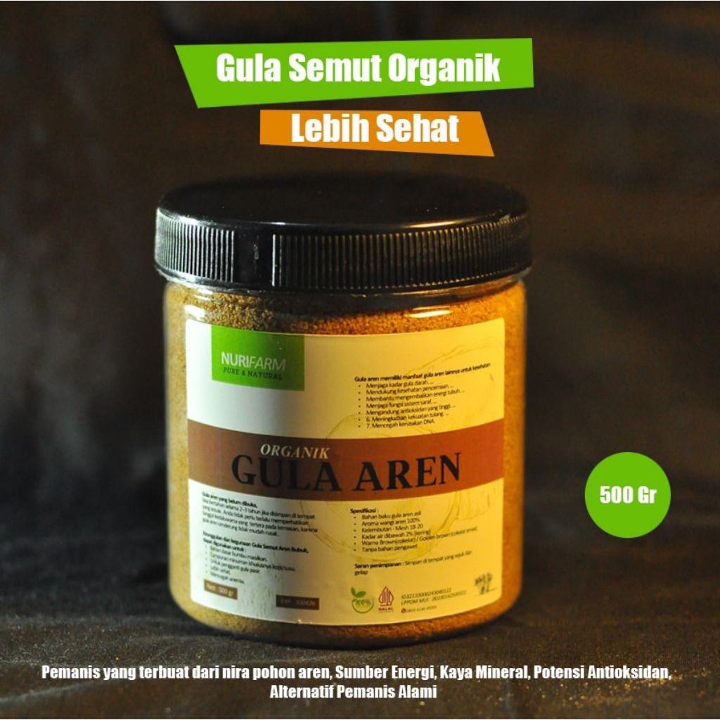 

GULA AREN BUBUK 500GR ASLI ORGANIK