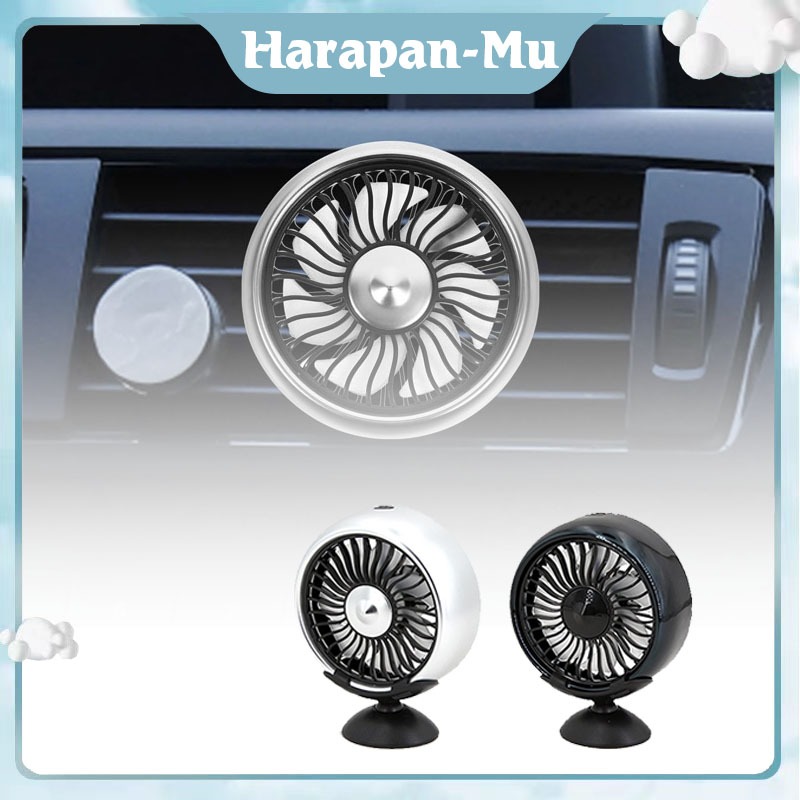 Kipas Angin Usb Mobil / Kipas Angin Mini Ac Mobil / Dengan Lampu Led Kipas Angin Mobil Portable