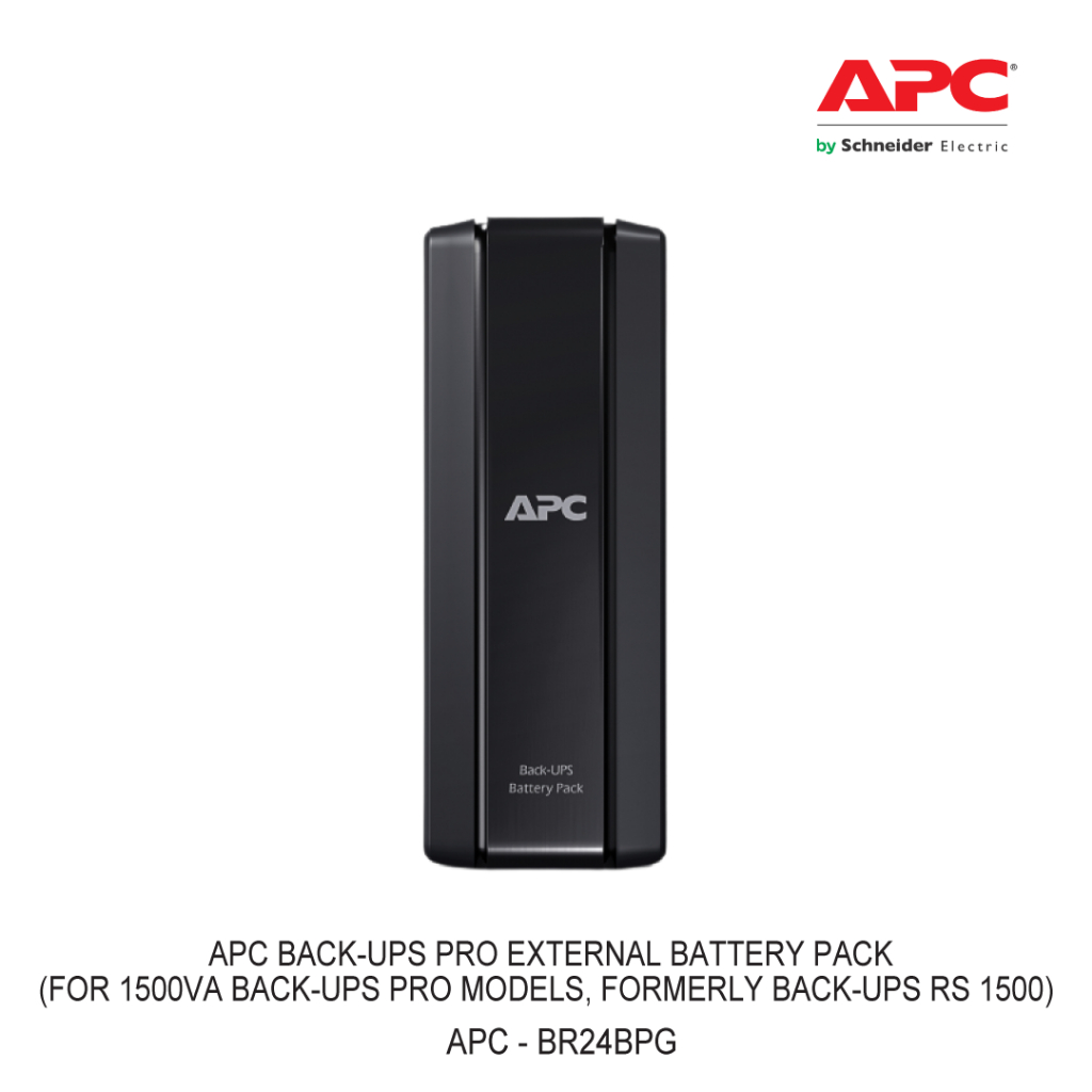 BACK-UPS APC SCHNEIDER ELECTRIC PRO EXTERNAL BATTERY PACK - BR24BPG