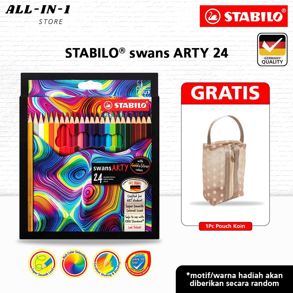 

Stabilo Swans Arty 24 Color Pencils
