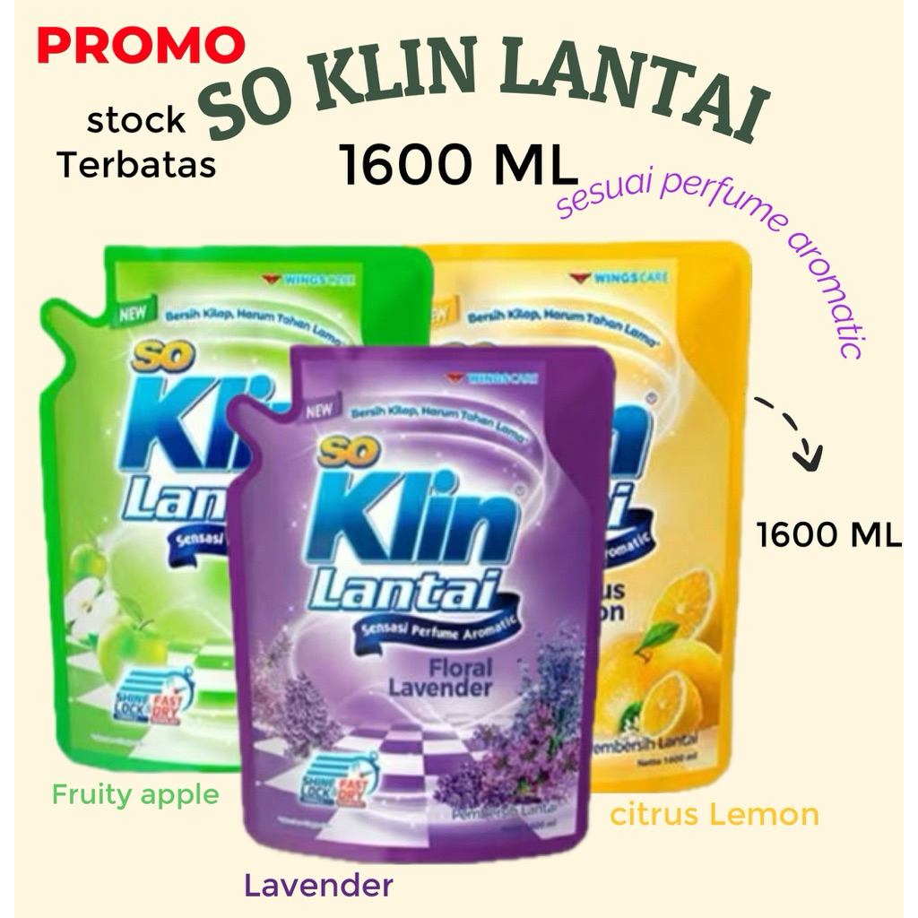 So Klin Lantai 1600ML