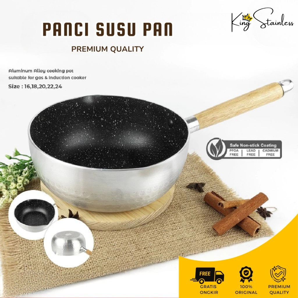 Panci Aluminium Tebal Panci Aluminium Panci Sup Panci Mie Panci Bubur Panci Susu King Stainless