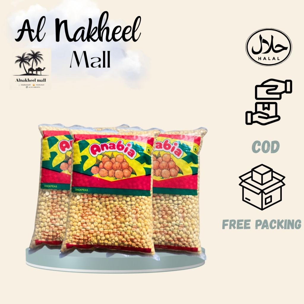 

Kacang arab panggang gurih & renyah