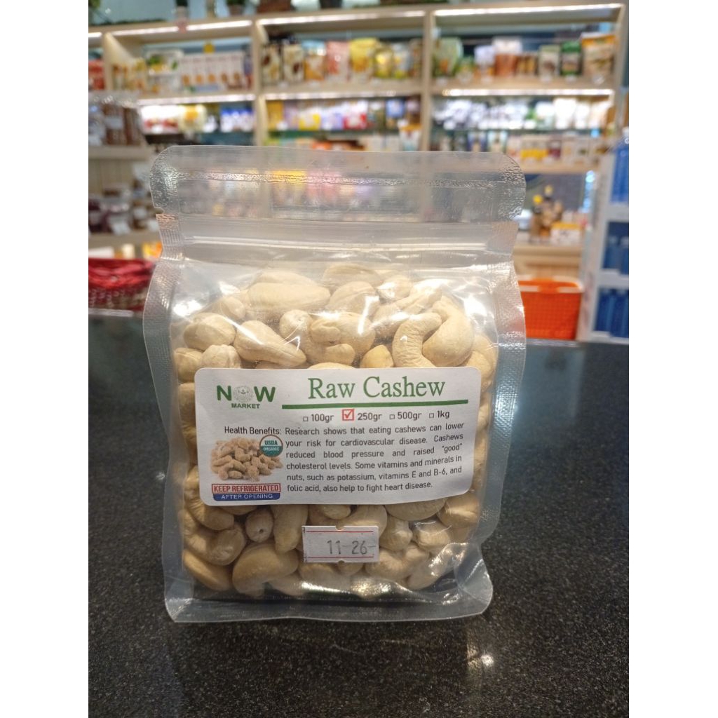 

Raw Cashew by NOW 250g