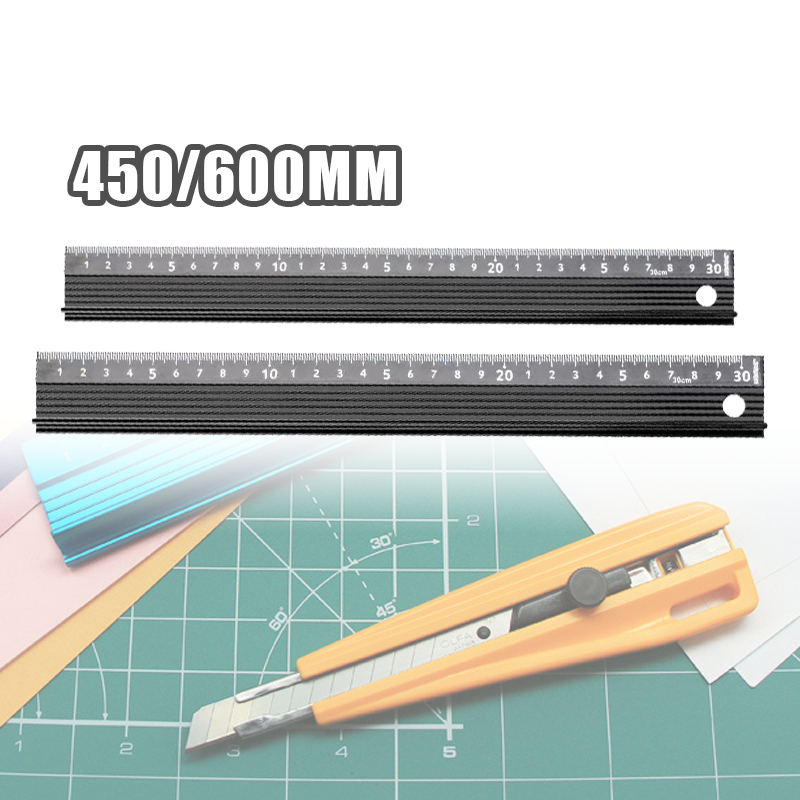 

60CM Penggaris Lurus Aluminum Alloy Multifungsi Anti Slip Multifungsi Penggaris Lurus Aluminum Alloy Anti Slip