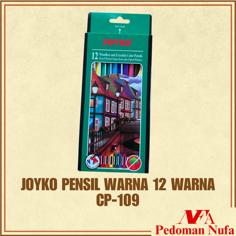 

JOYKO PENSIL WARNA 12 WARNA CP-109