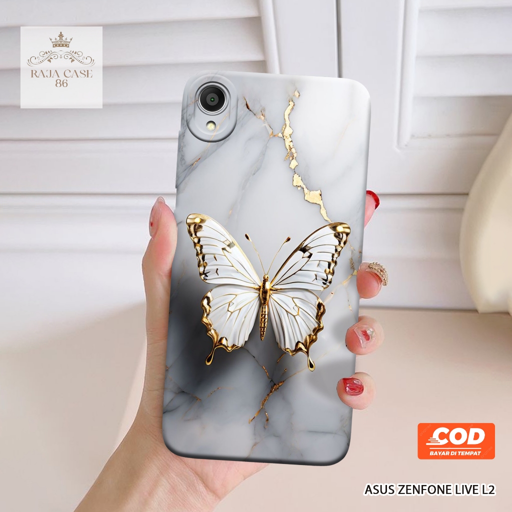 Case Asus Zenfone Live L2 - Rajacase - casing Asus Zenfone Live L2 - Motif case Kupu - Pelindung han