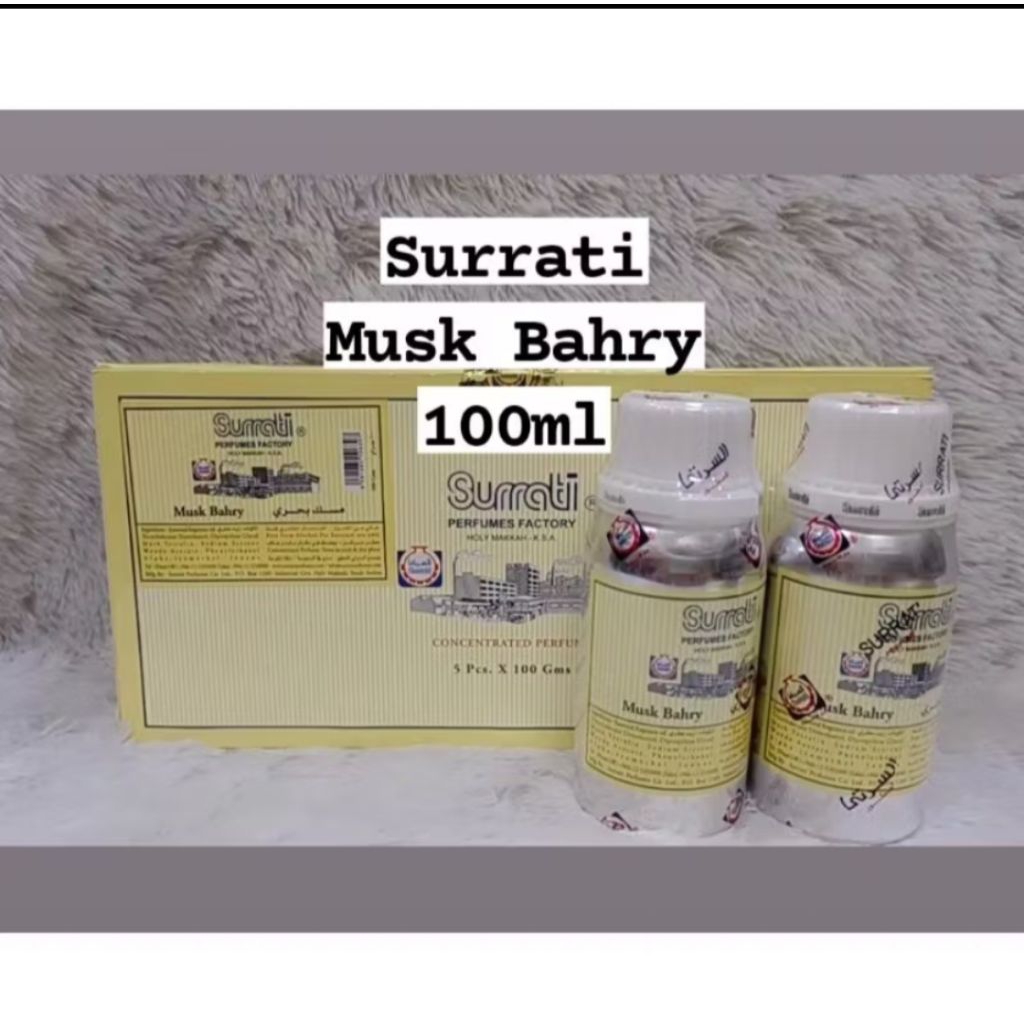 termurah surrati Musk Bahry 100ml FREE Botol Tola 12ml