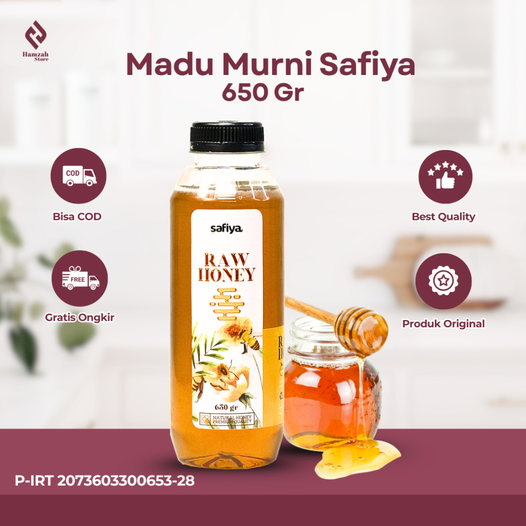 

Madu Asli | Madu Murni Safiya Herbal 650 gram Original Best Quality Premium