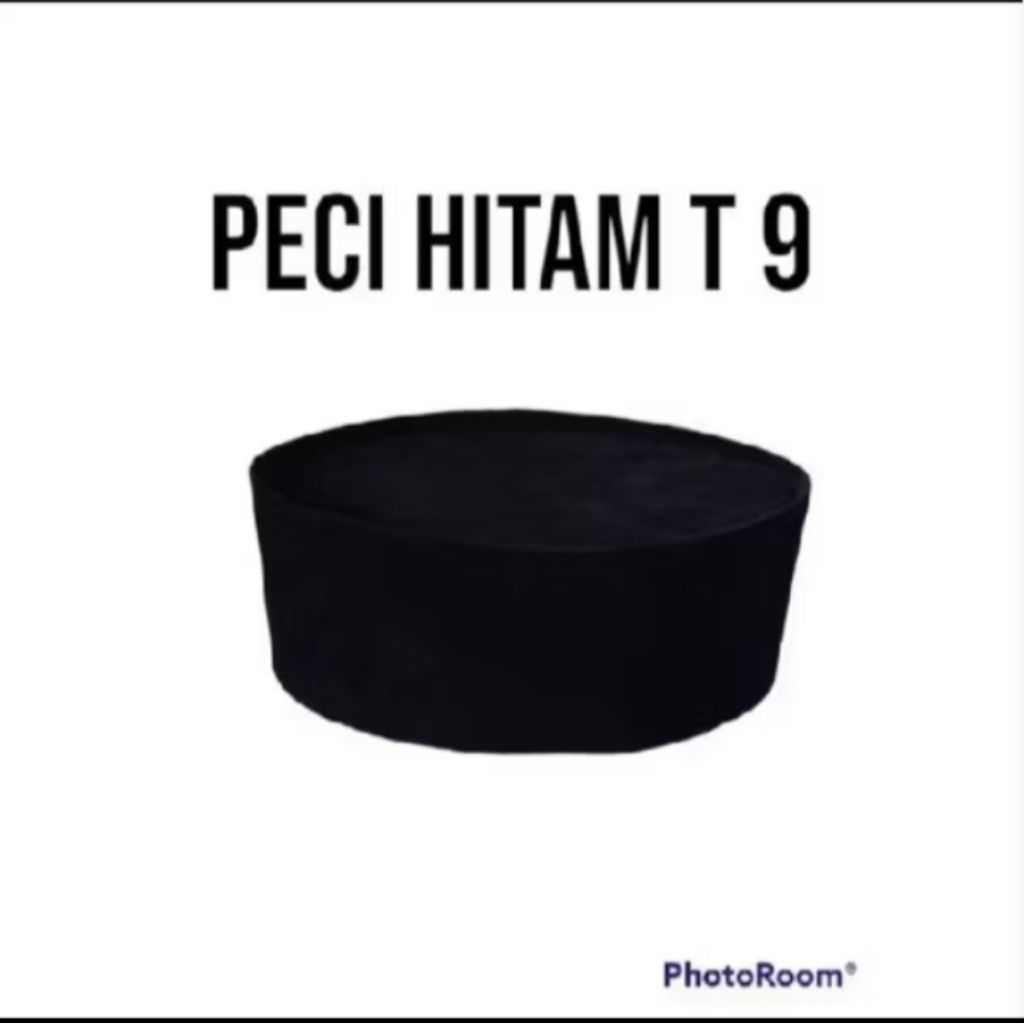 peci hitam tinggi 9