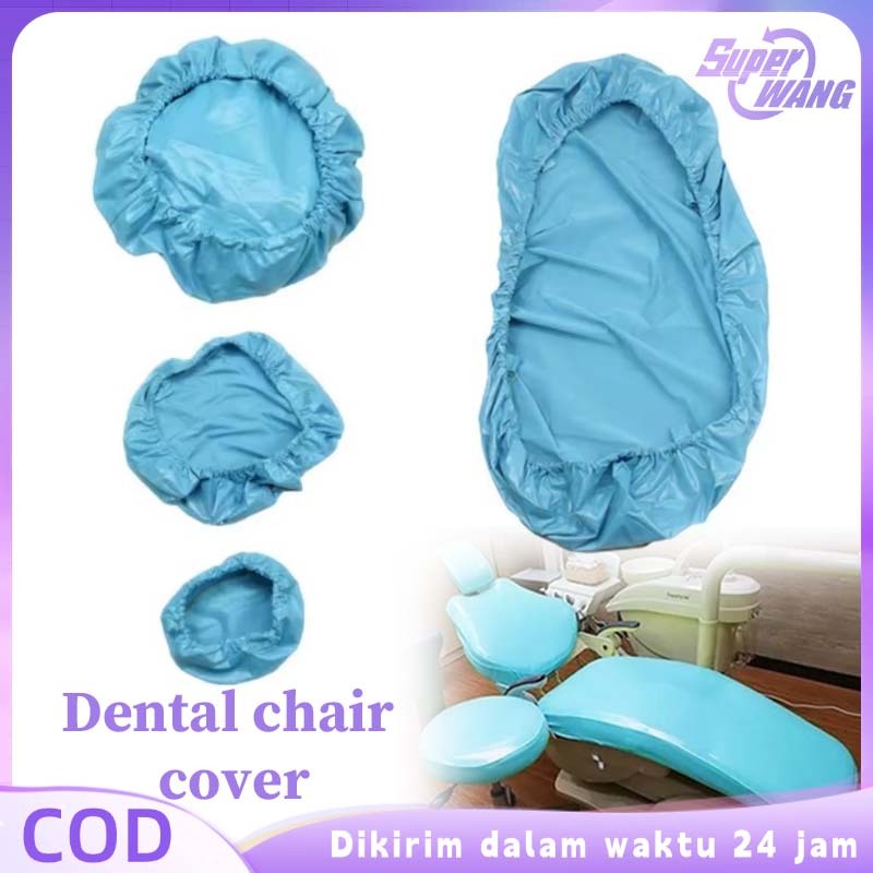 4pcs/set Cover Dental Unit Tahan Air Sarung Dental Unit PU Kulit Dental Unit Cover