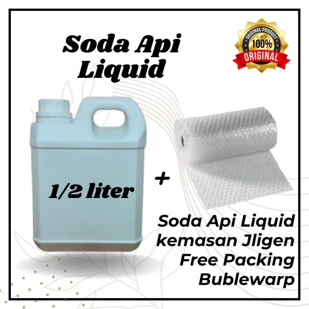 Soda Api Cair Caustic Soda Liquid NAOH Liquid 500ml