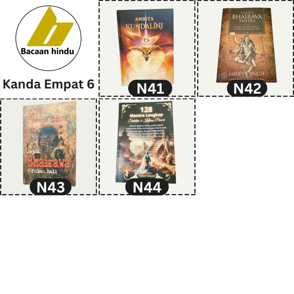 Buku Kanda Empat 6 Amrita Kundalini Bhairava Tantra Jejak Bhairawa 128 Mantra Agama Hindu Bali