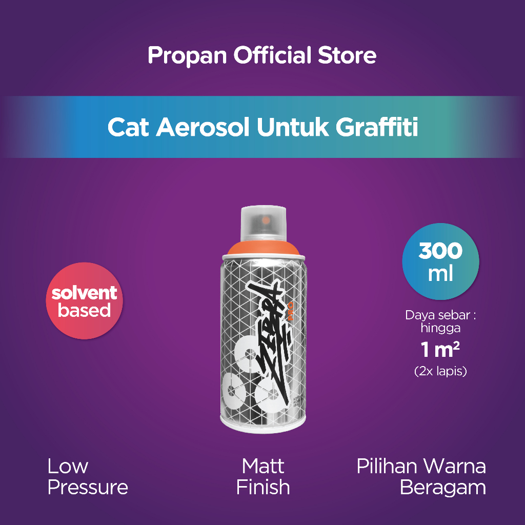 PROPAN Aerosol Zebra Pro Grafitti 300ml