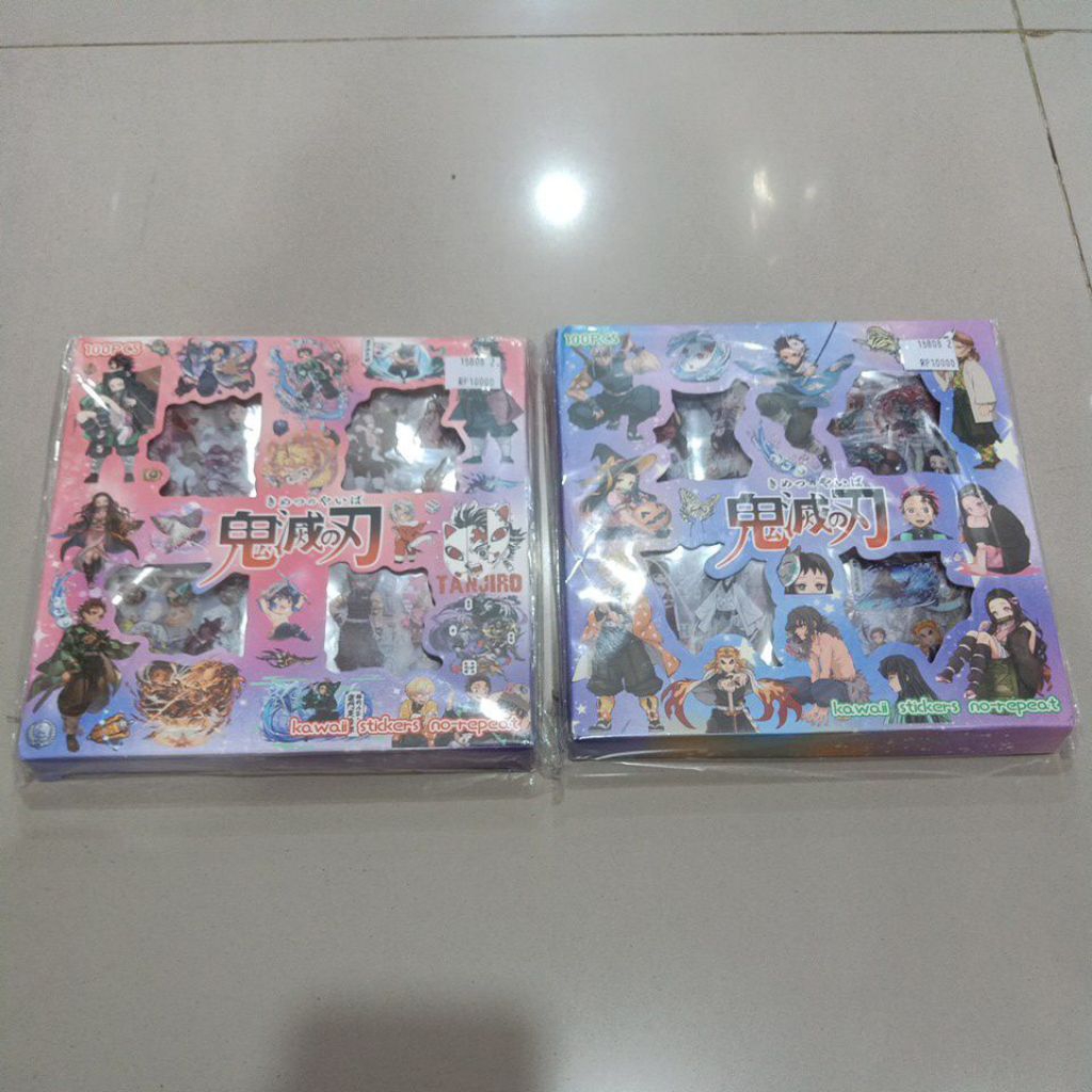 Mainan Anak Stiker Gambar Karakter Isi 100pc /18808