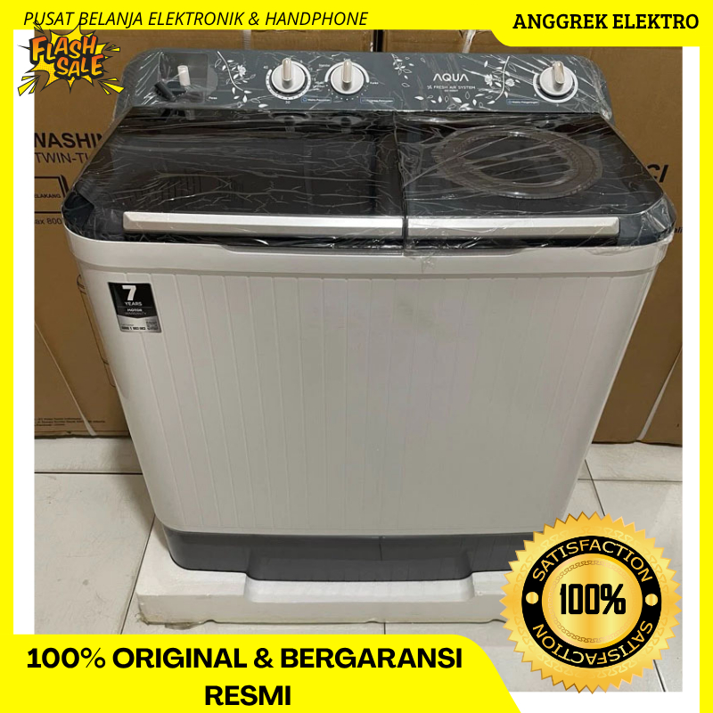 MESIN CUCI AQUA Mesin Cuci 9kg Aqua 9030HT garansi resmi